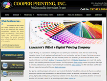 Tablet Screenshot of cooperprinting.net